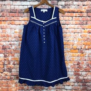 Eileen West S Nightgown Blue Long Blue